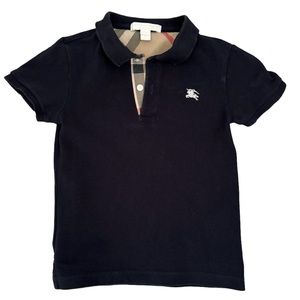 Burberry Boys Navy Polo Shirt